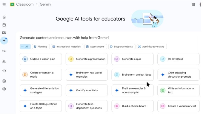 集成在LMS中的Google AI工具